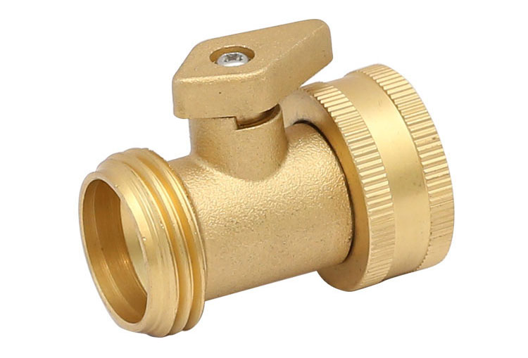 Mosiądz shut-off valve with copper handle made in China