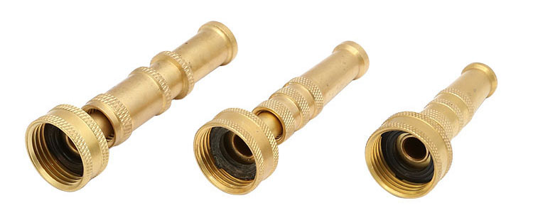 Mosiądz Adjustable Twist Hose Spray Nozzle Set