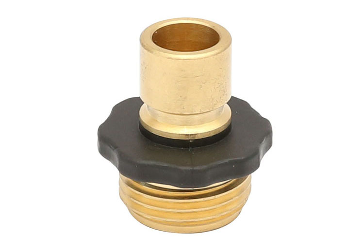 Mosiądz Male Garden Hose Quick Connect Fitting with Rubber